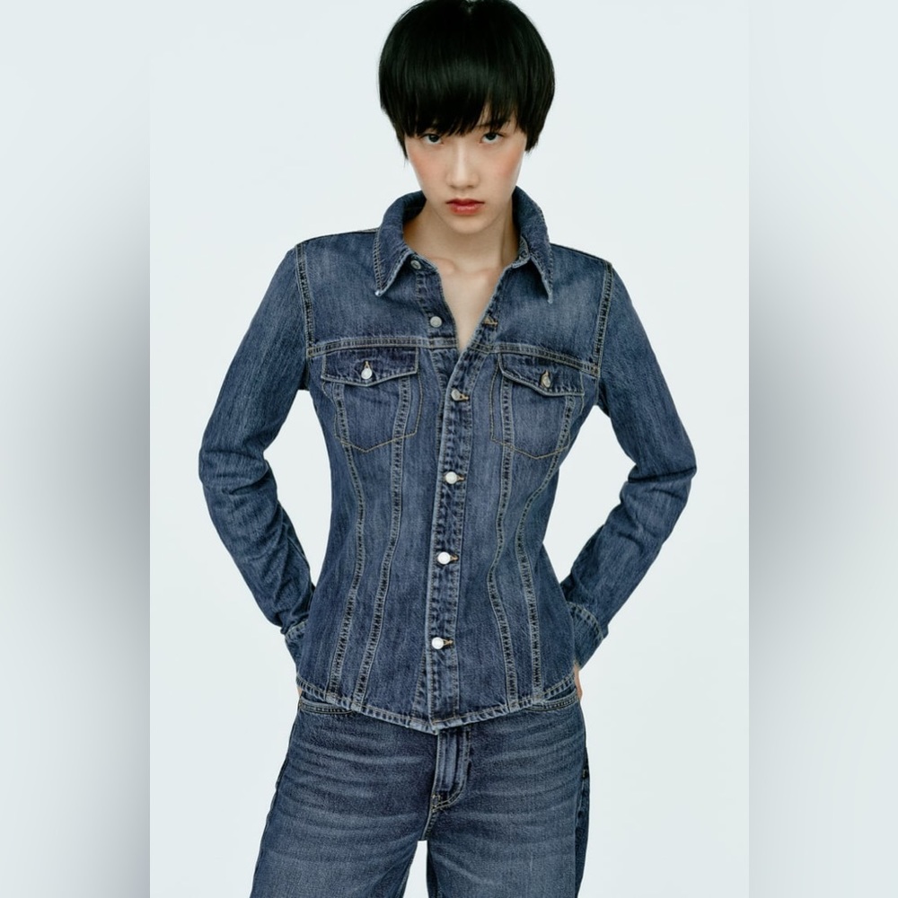 Zara TRF denim shirt
